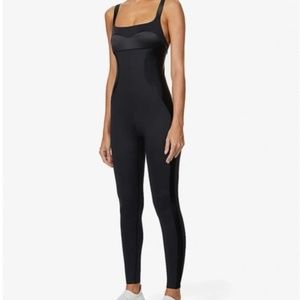 VAARA Cori Black Panelled Jumpsuit
